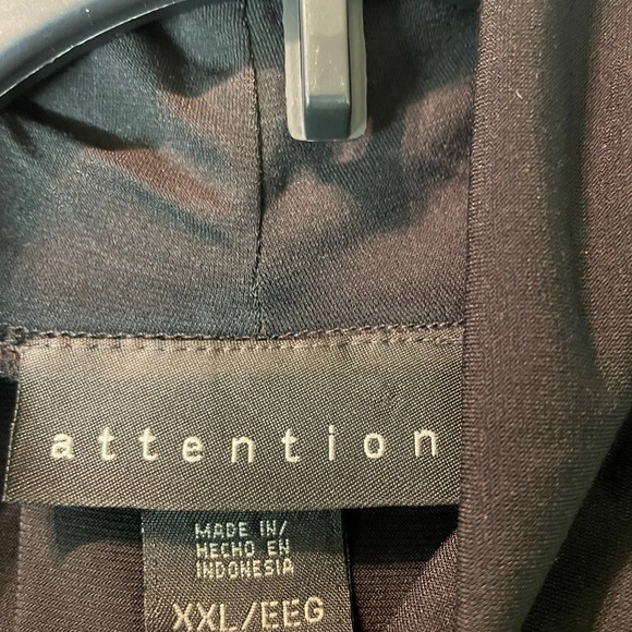 Attention black tank with collar size XXL - Picture 5 of 5